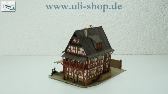Vollmer H0 29731 Modellhaus (Nr. 0164) Hammerschmiede - Fehlteile - mit Antrieb stark bespielt